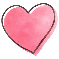 pink heart decoration