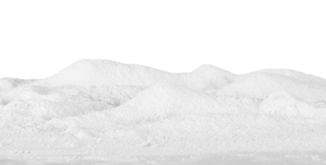 landscape with snow isolated