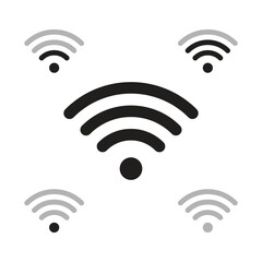 wifi icon set vector