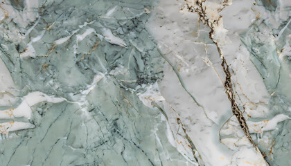 The beautiful sage green and white color of marble stone texture