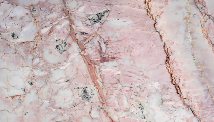 Natural pink marble texture for background or backdrop. Interior marble stone design.