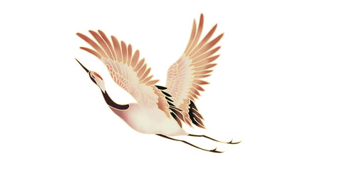 crane in Chinese style