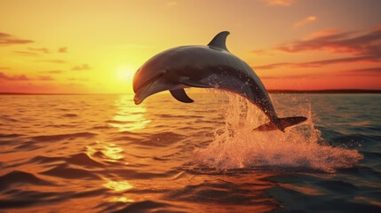 golfinho mar salto