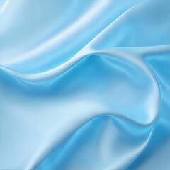 Fototapeta na wymiar levitating light blue silk cloth. Elegant background. generative ai. 