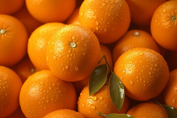 Fresh Orange Juice Fruit AI Generated