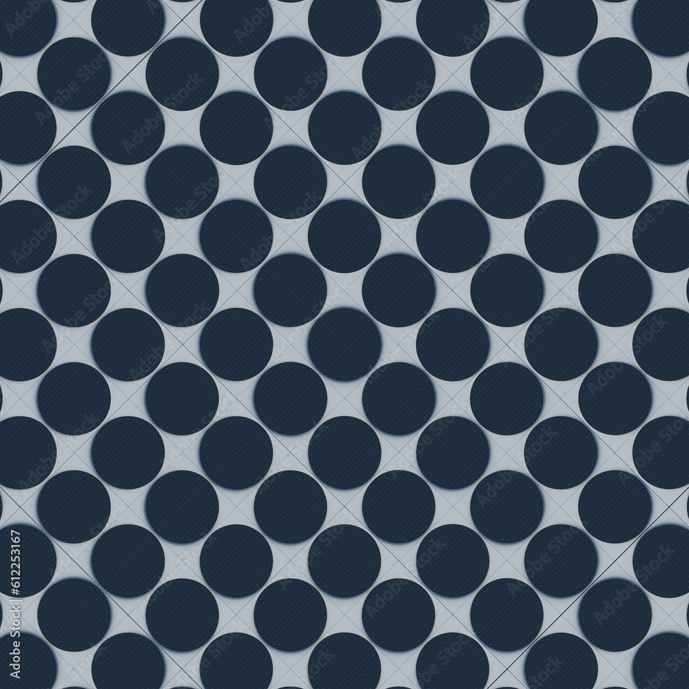 Poster polka dot pattern. creative design. 3d rendering digital illustration