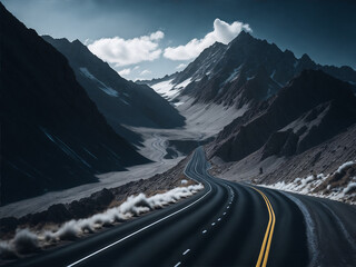 road in the mountains