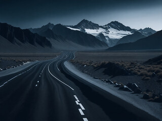 road to the mountains