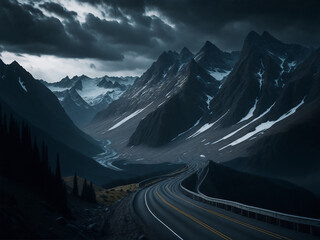 road in the mountains