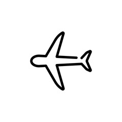 transportation airplane sign symbol vector