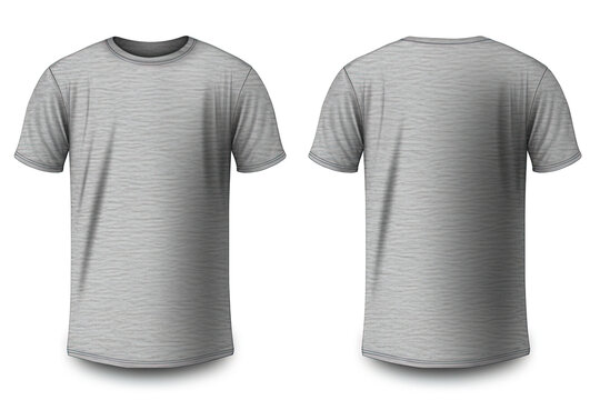 Gray Shirt Front Back Images – Browse 15,081 Stock Photos, Vectors