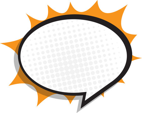 comic book, pop art dialog chat speech bubble