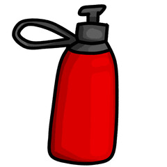 red fire extinguisher