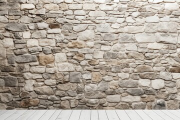 Natural stone wall. Generate Ai