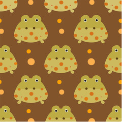 cute simple toad pattern, cartoon, minimal, decorate blankets, carpets, for kids, theme print design
