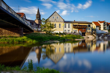 Fototapeta na wymiar The City of Rotenburg an der Fulda in Hesse