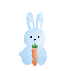 rabbit with carrot