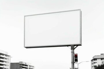 Obraz premium Outdoor advertising poster mockup billboard. Generate Ai