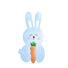 rabbit with carrot