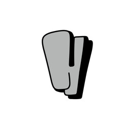 Latin Alphabet from cereals products isolated on a black background