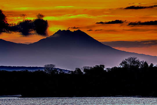 Sunset on North Bali