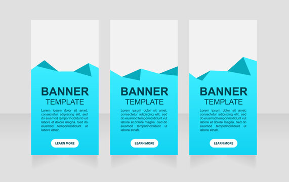 New job position promotional web banner design template. Vector flyer with text space. Advertising placard with customized copyspace. Promotional printable poster for advertising. Graphic layout