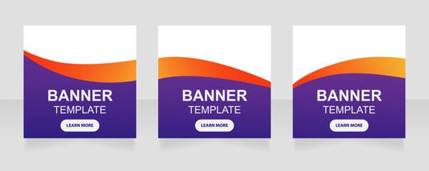 Investment online webinar web banner design template. Vector flyer with text space. Advertising placard with customized copyspace. Promotional printable poster for advertising. Graphic layout