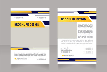 Special credit offer for bank clients blank brochure layout design. Vertical poster template set with empty copy space for text. Premade corporate reports collection. Editable flyer paper pages