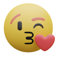 Face Blowing a Kiss,kissing emoji