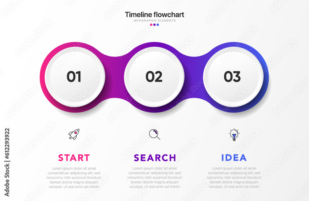 Poster timeline infographic design with options or steps. infographics for business concept. can be used fo