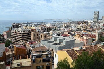 Obraz premium Vue générale d'Alicante sur la Costa Blanca en Espagne
