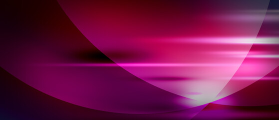 Abstract dark purple background of abstrack with curves wave line overlay