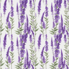 Fototapeta premium flowers seamless pattern
