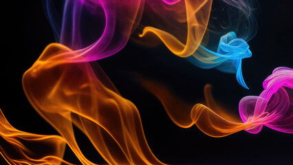 Abstract background illustration of a smoke color (Generative AI)