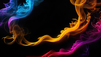 Abstract background illustration of a smoke color (Generative AI)