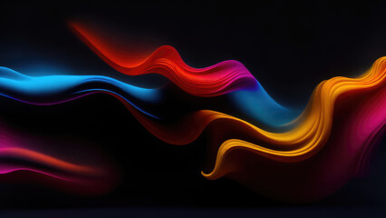 Abstract background illustration of a smoke color (Generative AI)