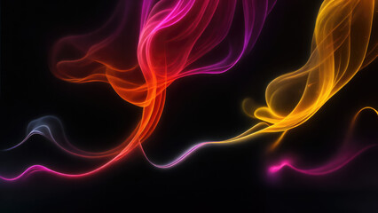 Abstract background illustration of a smoke color (Generative AI)
