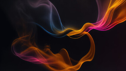 Abstract background illustration of a smoke color (Generative AI)