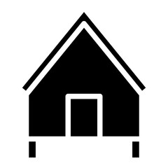 stilt house glyph 