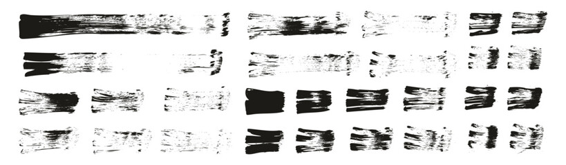 Flat Fan Brush Regular Straight Lines High Detail Abstract Vector Background MEGA Set 