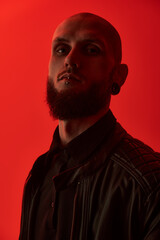 Obraz premium informal skinhead man