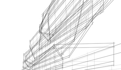 Concept city architecture vector illustration