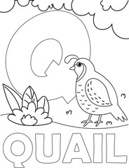 Alphabet Letter Coloring Page