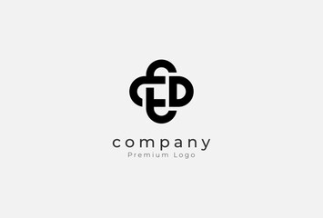 Obraz premium Abstract Initial letter CCD monogram Logo Design, letter CCD with modern and minimalist style logo design inspiration, vector illustration
