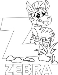 Alphabet Letter Coloring Page