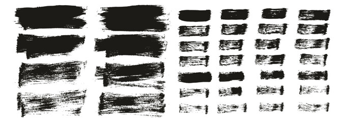 Flat Paint Brush Thin Short Background & Straight Lines Mix High Detail Abstract Vector Background Mix Set 