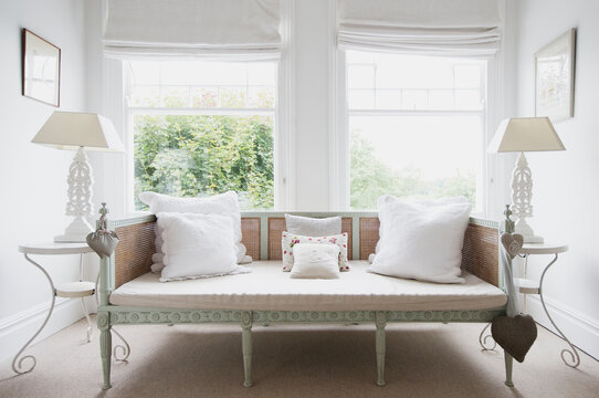 Home showcase interior shabby chic sofa