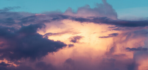 Beautiful cloudscape view.