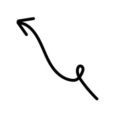 Abstract Line Arrow