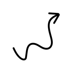 Abstract Line Arrow